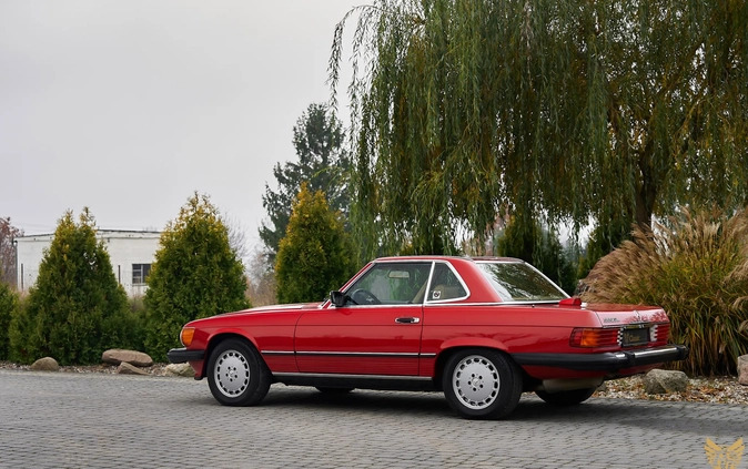 Mercedes-Benz SL cena 119000 przebieg: 267000, rok produkcji 1987 z Głogów Małopolski małe 596